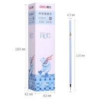 得力A783，0.38mm全针管中性笔芯极细水笔替芯学生专用笔芯