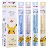 得力A757，0.38mm中性替芯（20/240/2880）全针管皮卡丘系列笔芯...