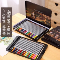 得力68117，60色水溶性彩色铅笔（1/6/24）绘画工具专业手绘彩色画笔彩铅
