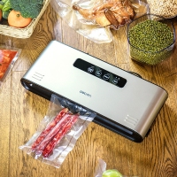 得力14885，真空机包装机干湿食品抽真空小型家用封口机商用封口机 