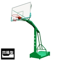 红星HX6002，15*15cm立柱移动篮球架 2*1米成人户外健身学校家用比赛标准篮球架框室外可落地式（HX-6002）