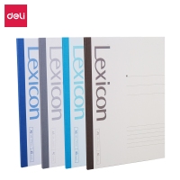 得力23200，A5 30页软抄本记事本办公软抄本（1/12/288）纸张本册简约笔记本无线装订本作业本