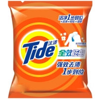 汰渍洗衣粉-300g/袋（1/24）全效360度洗衣粉 汰渍300克洗衣粉 洁雅百合香型300g