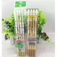 （特惠品）小树苗MG1204，HB袋装学生铅笔（4/144/2880），4支大皮头铅笔/HB铅笔/卡通铅笔