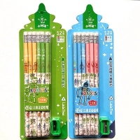 （特惠品）小树苗MC111204，HB三角杆正姿铅笔 12支/卡（1/24/24...
