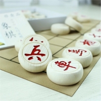 航海家3055，实木中国象棋(1/30) 成人套装便携棋盘儿童学生比赛用象棋