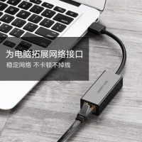 绿联20254，USB2.0转百兆有线网卡RJ45网线接口 适用苹果Mac小米盒子笔记本电脑外置以太网口转换器 20254