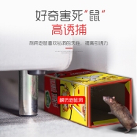 绿叶GL1005，硬板粘鼠板（1/50） 老鼠贴捕鼠器 强力粘胶驱鼠 硬纸板可折叠粘鼠板