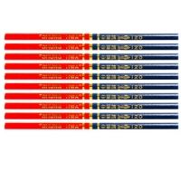 中华红蓝双头铅笔 双色铅芯 120红蓝/木工全红铅笔 红蓝铅笔