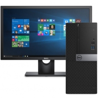 戴尔（DELL）OptiPlex 3060MT 商用台式机电脑套机 I3-8100 4G 1T Win10 三年上门 21.5英寸显示器
