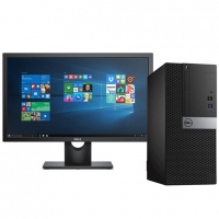 戴尔（DELL）OptiPlex 3060MT 商用台式机电脑套机 I3-8100 4G 1T Win10 三年上门 21.5英寸显示器