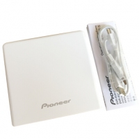 先锋(Pioneer) 8倍速USB2.0外置光驱DVD刻录机移动光驱白色(兼容win7/8/10/XP/苹果MAC双系统/XU01CW