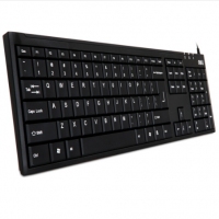 得力（deli）3712 有线usb键盘电脑键盘有线键盘计算机键盘 办公用品 黑色