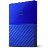 西部数据(WD)2TB USB3.0移动硬盘My Passport 2.5英寸 贵族蓝(密码保护 自动备份)WDBS4B0020BBL