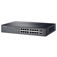 TP-LINK TL-SL1218MP 16口百兆PoE交换机 2个千兆口