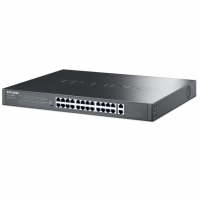 TP-LINK TL-SL1226MP 千兆上联24口以太网企业级PoE交换机AP监控供电器