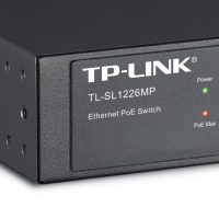 TP-LINK TL-SL1226MP 千兆上联24口以太网企业级PoE交换机AP监控供电器