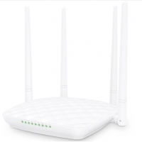 腾达（Tenda）FH456 家用 4天线覆盖450㎡无线路由器 （可充当Wifi信号放大器 中继器 穿墙【信号增强版】300M