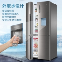 海尔 Haier 471升变频风冷无霜干湿分储十字对开门双开门冰箱 外取水 Water cooler 系列 BCD-471WDEA