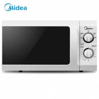 美的（Midea）M1-L213B 快捷微波炉 360°转盘加热 旋钮操控 精准控温 五档火力 21升