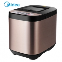 美的（Midea）面包机 早餐机 烤面包机 和面机 多功能 可预约全自动家用双撒料智能面包机 ESC1510