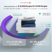 富士施乐(Fuji Xerox)C2263CPS复合机施乐A3彩色复印机打印扫描一体机 (20页/分钟) 双层纸盒