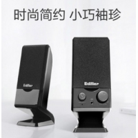 Edifier/漫步者R10U电脑音响台式家用桌面音响2.0有源多媒体音箱笔记本机手机电视迷你小喇叭客厅K歌USB小型