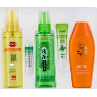 亚美 夏令护肤品 五件套(驱蚊液60g+花露水82g+防晒霜80g+薄荷霜6g+薄荷油1g) 