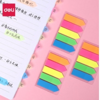 得力（deli）彩色指示标签 文件标注分类帖 记事贴便利贴 9064款 