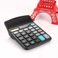 得力837， 经典型计算器（太阳能双电源）