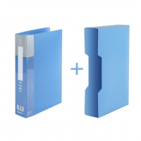 齐心PF100AK-1，A4，100袋资料册）,A4文件管理袋30袋保护套,文件册