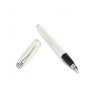 派克 都市珍珠白格子纹墨水笔