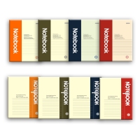 朝阳D32K80型，办公软抄本（1/10/360）办公笔记本，40张80页胶装软抄