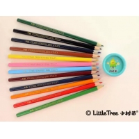 QQ4124A 小树苗 24色筒装彩色铅笔