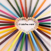 QQ4136 小树苗 24色筒装彩色铅笔