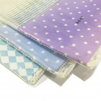 小天使，A4卡通网格拉链袋-多套图案混装