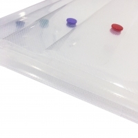 小天使 A4透明考试按扣袋，A4文件袋