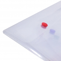 小天使 A4透明考试按扣袋，A4文件袋