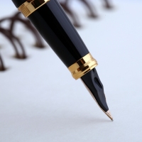 英雄780礼品钢笔，金笔原装10K钢笔 书法练字钢笔 高档礼品笔