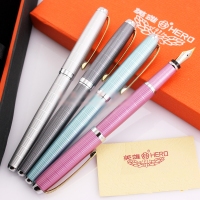 9300 英雄 螺纹金夹铱金笔（明尖）