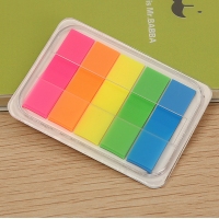 品为MC5/MC-5荧光膜指标标签5分条盒装，扣取纸，分类标签，书签