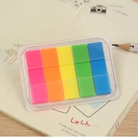 品为MC5/MC-5荧光膜指标标签5分条盒装，扣取纸，分类标签，书签