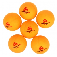 恒博HB102，2星乒乓球，6只装黄白训练用球