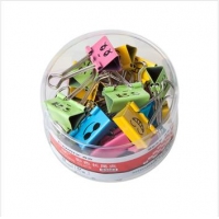 齐心B3684，萌彩色4#长尾夹