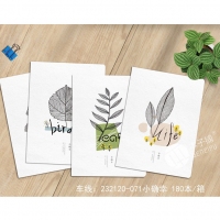 本子铺32K120型，时尚车线本，232120/缝线本/轧线本