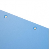 齐心 A0234 易展示 美式三面插袋文件夹 A4 3寸2孔D型夹