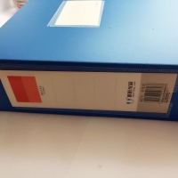 朝阳U品U8875，7.5CM超坚固PP档案盒（1/48）-1.0mm超厚板材，朝阳8875全新料档案盒，蓝色档案盒 无毒无异味
