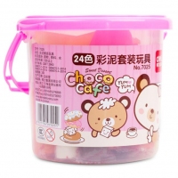 得力7025，24色彩泥（1/18/36）