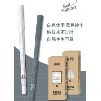 联优6234,0.38mm全针管学生中性笔/卡通中性笔（要自强）