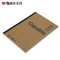 晨光笔记本，B580张160页牛卡无线装订本，B5160型办公笔记本/牛皮软抄本（APYJT550）